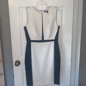 White and Black Dress